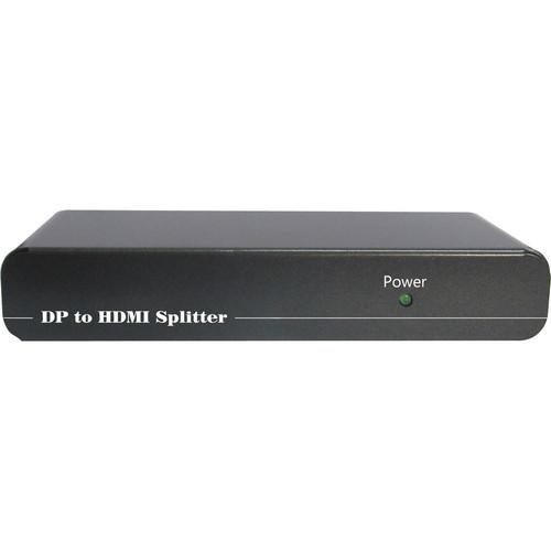 RF-Link DisplayPort to HDMI 4-Port Splitter DHS-6140, RF-Link, DisplayPort, to, HDMI, 4-Port, Splitter, DHS-6140,