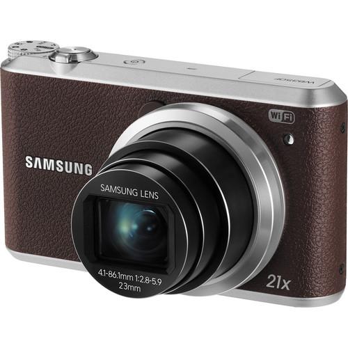 Samsung WB350F Smart Digital Camera Basic Kit (Brown)