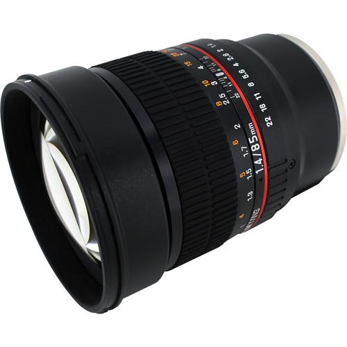 Samyang 85mm f/1.4 Aspherical IF Lens for Fujifilm SY85M-FX