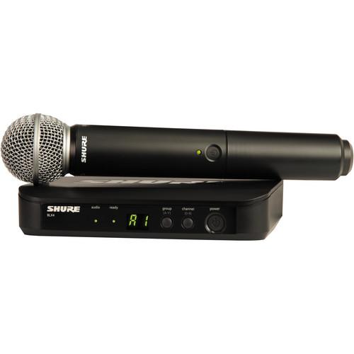 Shure BLX24 Vocal Wireless System With SM58 Mic BLX24/SM58-H8, Shure, BLX24, Vocal, Wireless, System, With, SM58, Mic, BLX24/SM58-H8