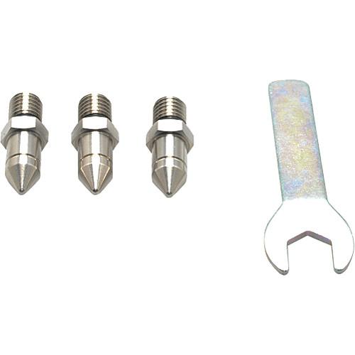 Slik Metal Spikes for Select Slik Tripods (Set of 3) 618-410, Slik, Metal, Spikes, Select, Slik, Tripods, Set, of, 3, 618-410,