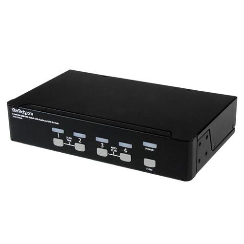 StarTech 4-Port DVI USB KVM Switch with Audio and USB SV431DVIUA