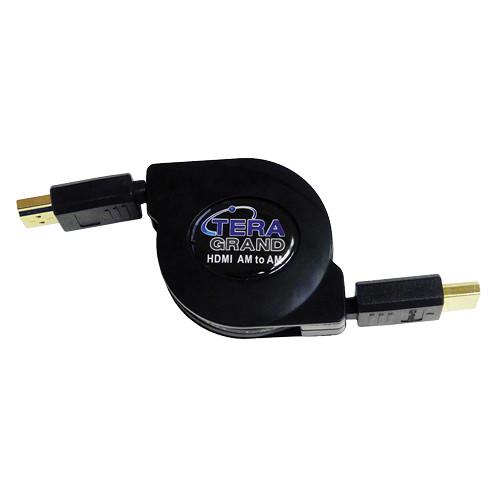 Tera Grand HDMI A Male to HDMI A Male Retractable RETH-WH96-BK