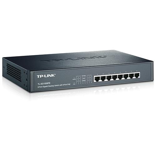 TP-Link TL-SG1008PE 8-Port Gigabit Desktop Switch TL-SG1008PE