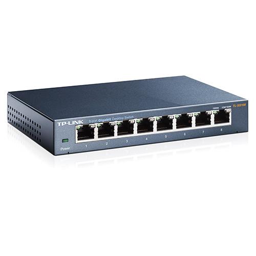 TP-Link TL-SG108 8-Port 10/100/1000 Mbps Desktop Switch TL-SG108