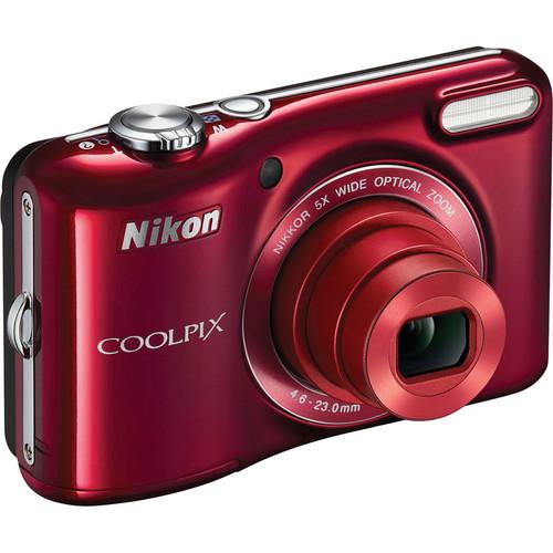 Used Nikon COOLPIX L28 Digital Camera (Red) 26395B, Used, Nikon, COOLPIX, L28, Digital, Camera, Red, 26395B,