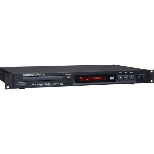 Used Tascam DV-D01U Rack Mountable Studio DVD Player DVD-01U-RB