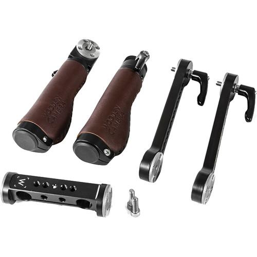 Wooden Camera Rosette Handle Kit (Brown Leather) WC-170900