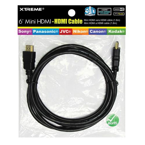 Xtreme Cables Mini-HDMI to HDMI High-Speed Cable 71046