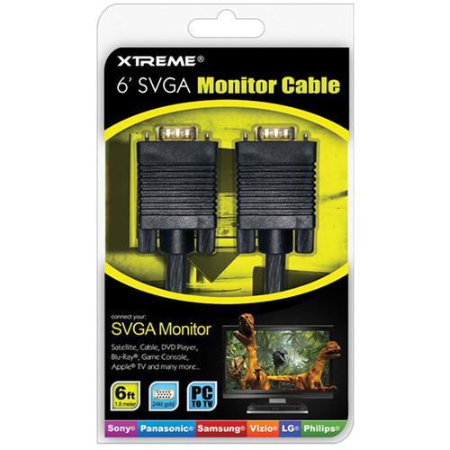Xtreme Cables  SVGA Monitor Cable - 6' 73706