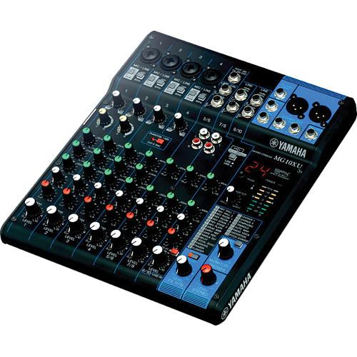 Yamaha MG10XU - 10-Input Mixer with Built-In FX and MG10XU, Yamaha, MG10XU, 10-Input, Mixer, with, Built-In, FX, MG10XU,