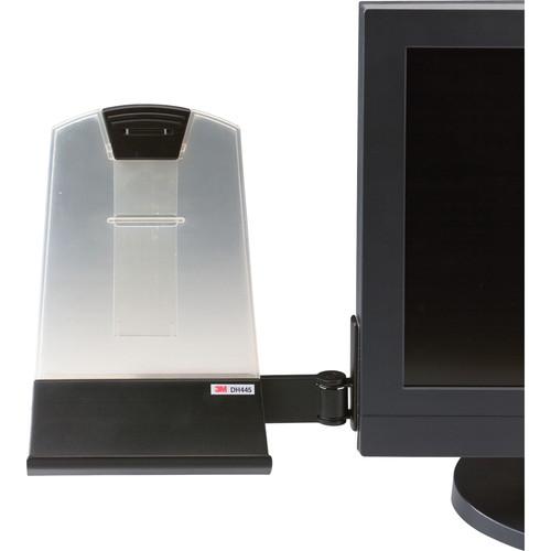 3M DH445 Flat Panel Document Holder (Black/Clear) DH445