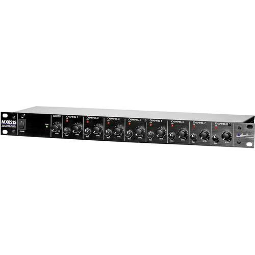 ART MX821S - Eight-Channel Mic/Line Mixer with Stereo MX821S