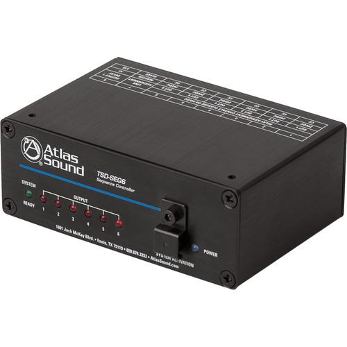 Atlas Sound TSD-SEQ6 AC Power Sequencer Controller TSD-SEQ6