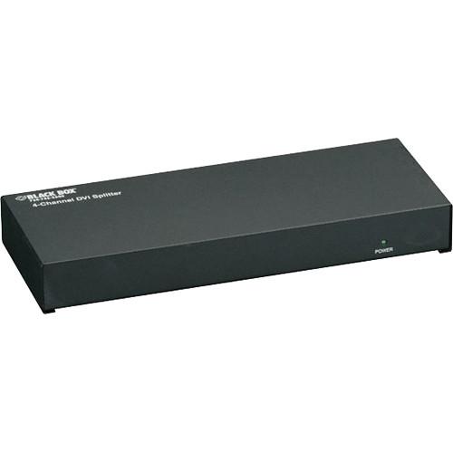 Black Box  1 x 4 DVI-I Splitter AC1031A-R2-4, Black, Box, 1, x, 4, DVI-I, Splitter, AC1031A-R2-4, Video