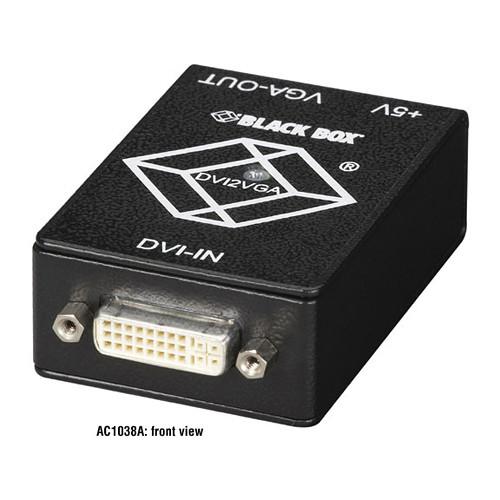 Black Box  DVI-D to VGA Converter AC1038A, Black, Box, DVI-D, to, VGA, Converter, AC1038A, Video