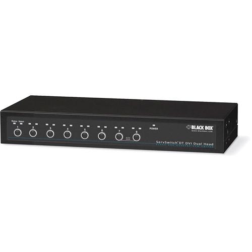 Black Box ServSwitch DT Dual-Head 8-Port DVI USB KVM KV9628A, Black, Box, ServSwitch, DT, Dual-Head, 8-Port, DVI, USB, KVM, KV9628A,