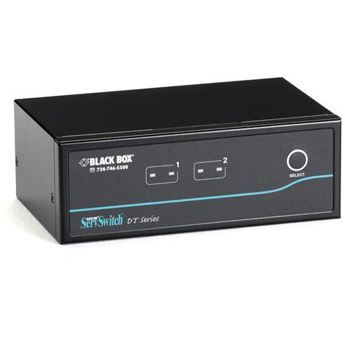 Black Box ServSwitch DT Dual-Head DVI USB 2-Port KVM KV9622A, Black, Box, ServSwitch, DT, Dual-Head, DVI, USB, 2-Port, KVM, KV9622A,