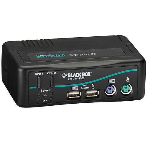 Black Box ServSwitch DT Pro II 2-Port KVM Switch KV7020A