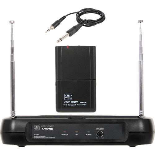 Galaxy Audio VHF Diversity Wireless Guitar System VSCR/18G/ V54
