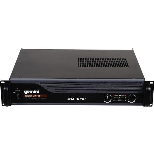 Gemini XGA-3000 Professional Power Amplifier XGA-3000, Gemini, XGA-3000, Professional, Power, Amplifier, XGA-3000,