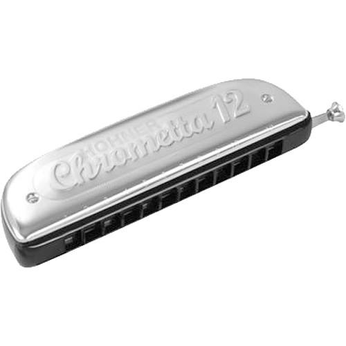 Hohner Chrometta 12 Chromatic Harmonica (Key of G Major) 255-G