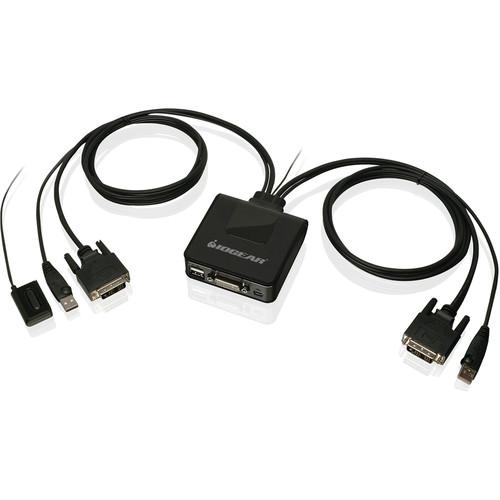 IOGEAR  2-Port USB DVI Cable KVM Switch GCS922U