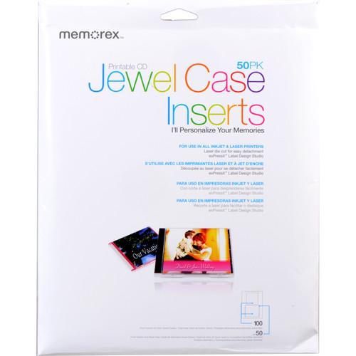 Memorex  CD Jewel Case Inserts (50-Pack) 00700
