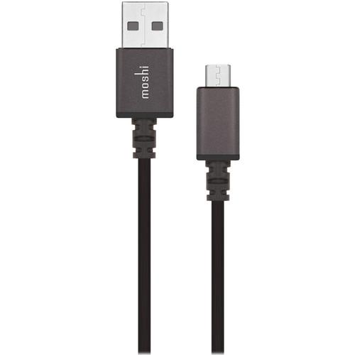 Moshi 10' USB to micro USB Cable (Black) 99MO023009, Moshi, 10', USB, to, micro, USB, Cable, Black, 99MO023009,