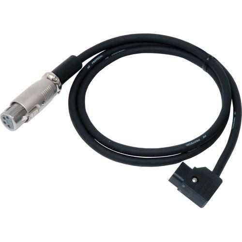 Nipros D-Tap to 4-Pin XLR Female 12 VDC Power Cable CAP-15