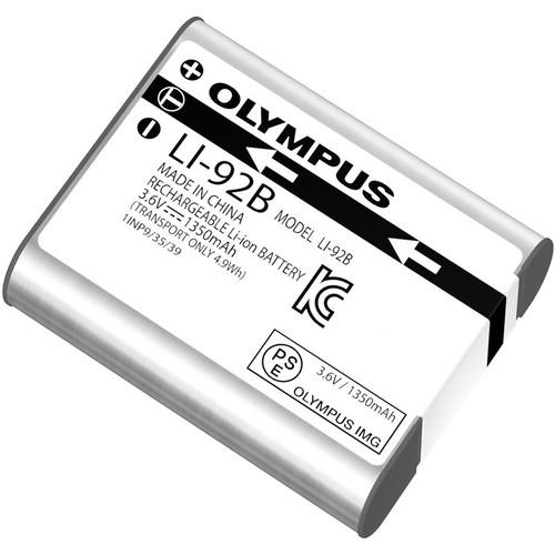 Olympus LI-92B Rechargeable Lithium-Ion Battery V6200660U000, Olympus, LI-92B, Rechargeable, Lithium-Ion, Battery, V6200660U000,