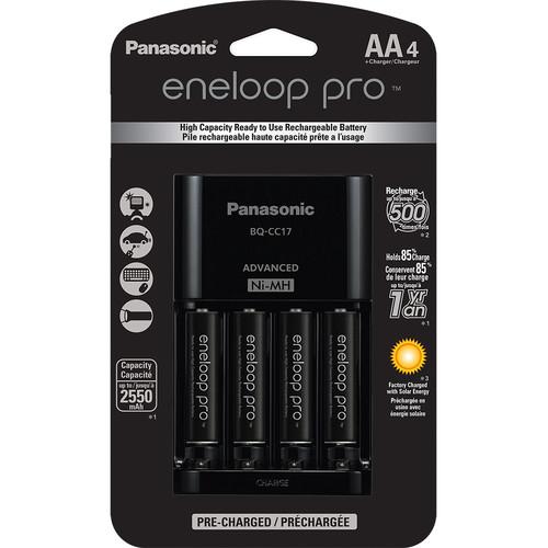 Panasonic Eneloop Pro Rechargeable AA Ni-MH K-KJ17KHCA4A, Panasonic, Eneloop, Pro, Rechargeable, AA, Ni-MH, K-KJ17KHCA4A,