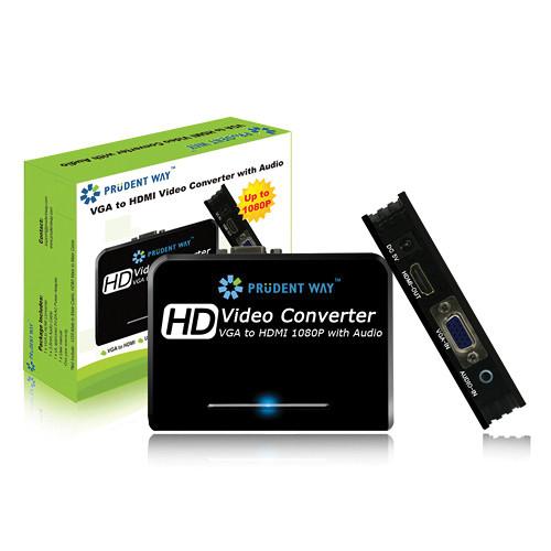 Prudent Way VGA to HDMI Video Converter with Audio PWI-VGA-HDMI