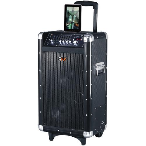 QFX PBX-3080BT Portable Bluetooth PA Speaker (Black) PBX 3080BT