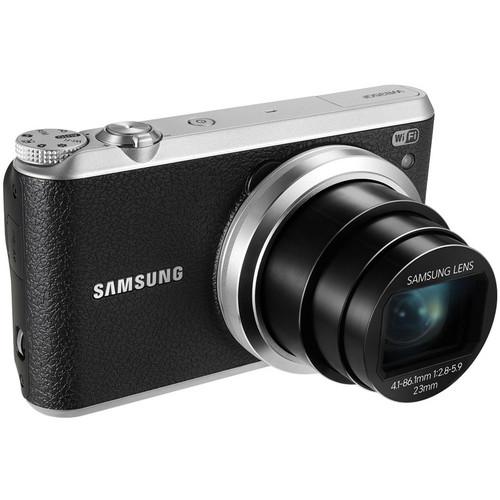 Samsung WB350F Smart Digital Camera Deluxe Kit (Black), Samsung, WB350F, Smart, Digital, Camera, Deluxe, Kit, Black,