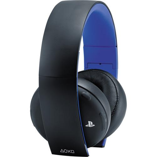 Sony PlayStation Gold Wireless Headset (Black) 10029, Sony, PlayStation, Gold, Wireless, Headset, Black, 10029,