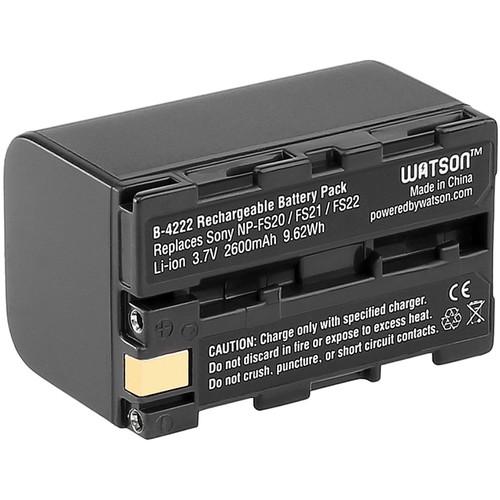 Watson NP-FS22 Lithium-Ion Battery Pack (3.7V, 2600mAh) B-4222, Watson, NP-FS22, Lithium-Ion, Battery, Pack, 3.7V, 2600mAh, B-4222