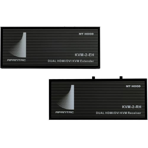Apantac Dual-Head HDMI/DVI/USB over CATx KVM-2-EH KVM-SET-9