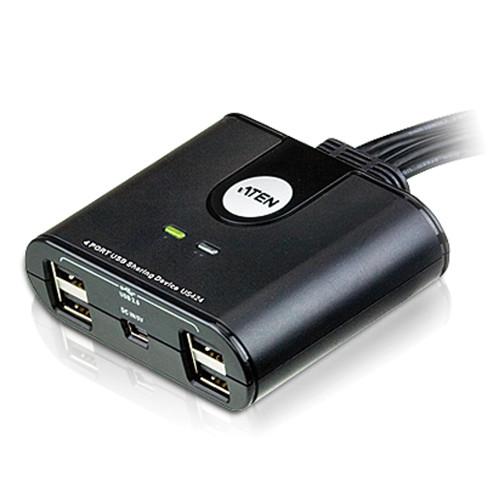 ATEN US424 4-Port USB Peripheral Sharing Device US424