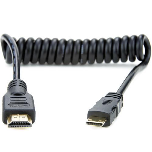 Atomos  Full to Mini HDMI Coiled Cable ATOMCAB008, Atomos, Full, to, Mini, HDMI, Coiled, Cable, ATOMCAB008, Video