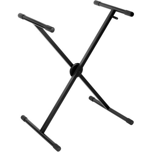 Auray KSC-1X - Deluxe Single-X Keyboard Stand with Clutch KSC-1X