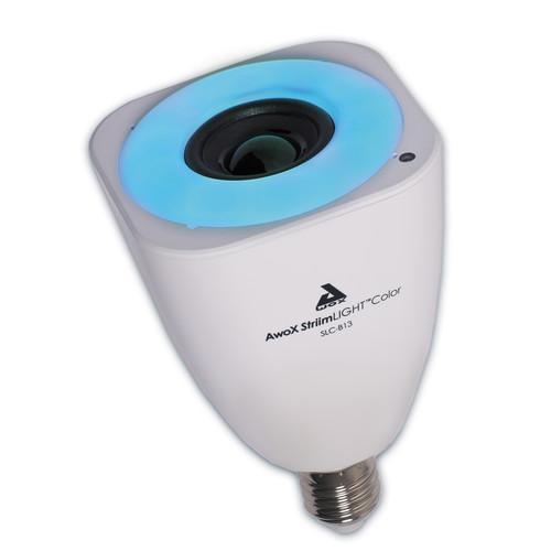 AwoX StriimLIGHT Bluetooth Speaker and Color LED Bulb SLC-B13