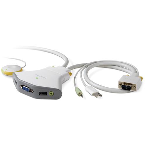 Belkin  Flip USB with Audio KVM Switch F1DG102UTT, Belkin, Flip, USB, with, Audio, KVM, Switch, F1DG102UTT, Video