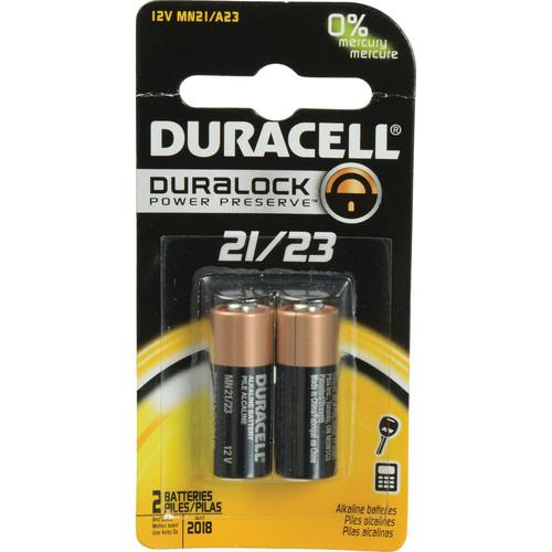 Duracell A21/A23 Alkaline Battery (12V, 2 Pack) MN21B2PK