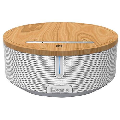 iHome iBN26 Bluetooth Stereo Speaker System (White) IBN26WC