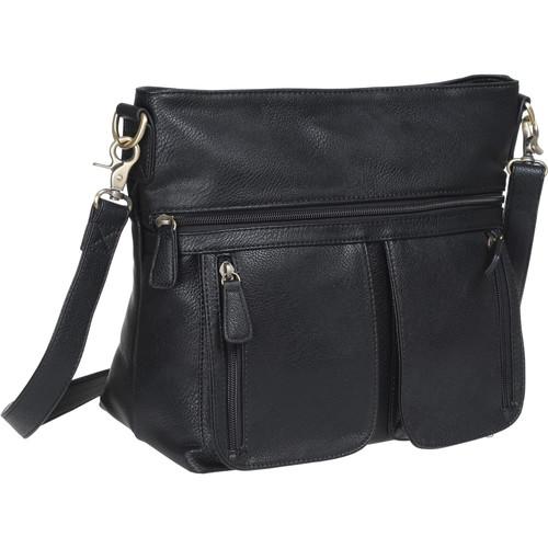 Jo Totes Allison Camera Bag with Dual Front Pouches (Black) A011