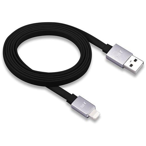 Just Mobile 4' AluCable Flat Cable for Lightning DC-268GY, Just, Mobile, 4', AluCable, Flat, Cable, Lightning, DC-268GY,