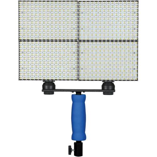 Ledgo 150 LED On-Camera Light Set with Handle (4-Pack) LGB1504K, Ledgo, 150, LED, On-Camera, Light, Set, with, Handle, 4-Pack, LGB1504K
