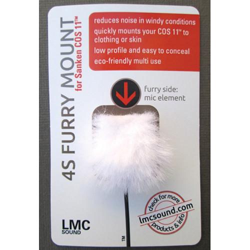 LMC Sound 4S Furry Mount for Sanken COS-11 Lavalier Mic 4SFM-WHT, LMC, Sound, 4S, Furry, Mount, Sanken, COS-11, Lavalier, Mic, 4SFM-WHT