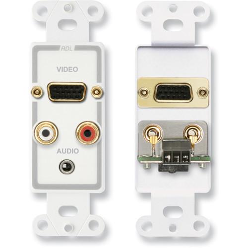 RDL D-AVM4 Audio and Video Monitor Jack Panels D-AVM4